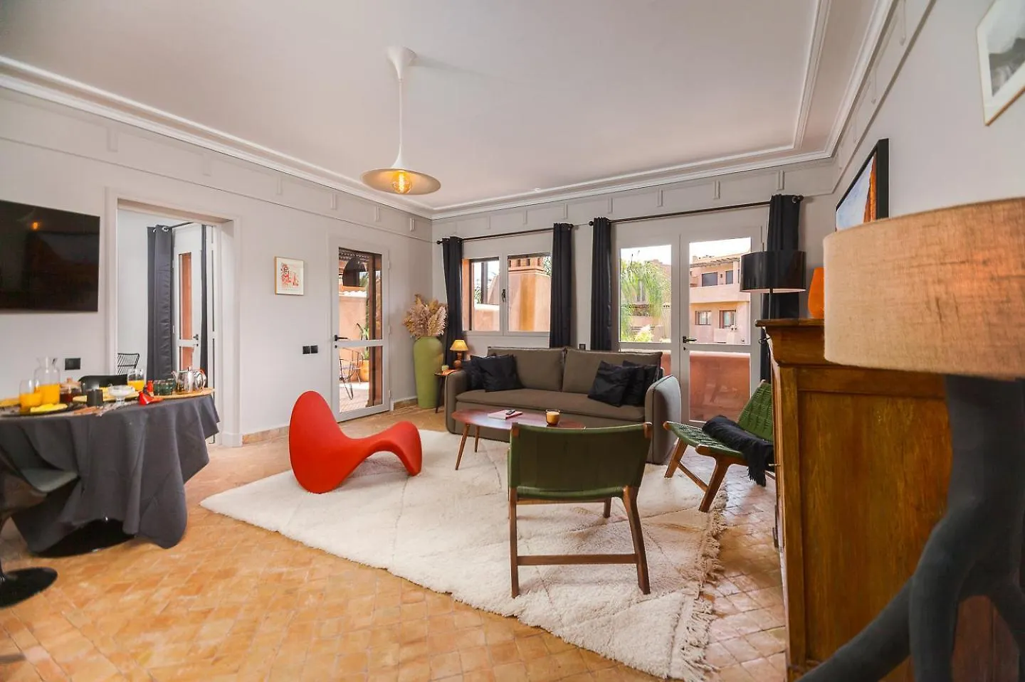 Appartement Avec Piscine Dans Une Belle Residence Privee マラケシュ