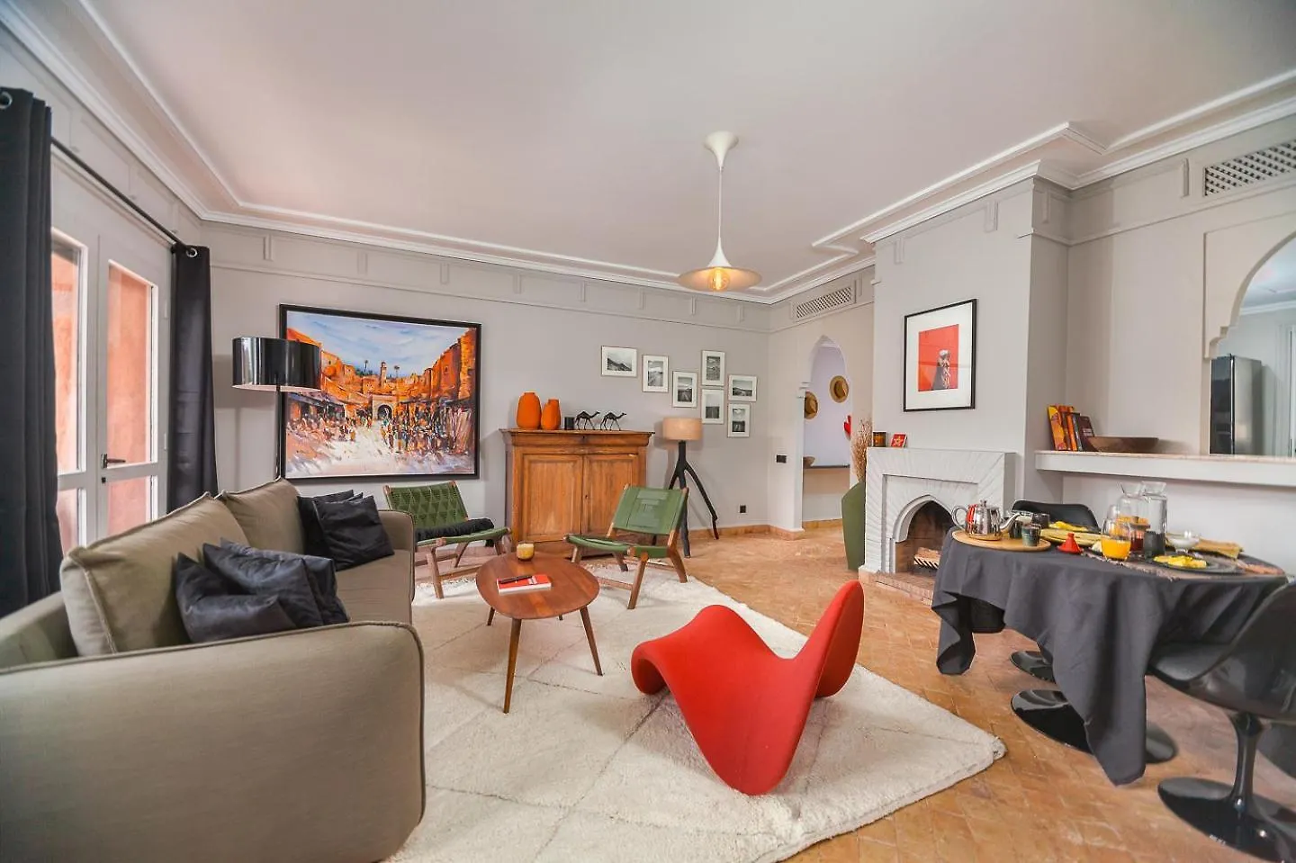 アパート Appartement Avec Piscine Dans Une Belle Residence Privee マラケシュ